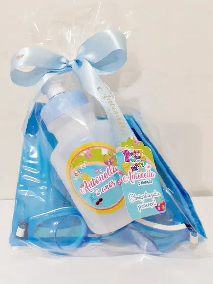 Kit Mergulho Infantil Personalizado Tema Pool Party