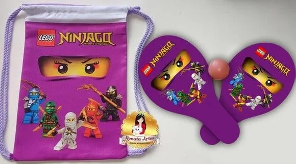 Ninjago - Mochila Ping Pong Tema Ninjago Nya