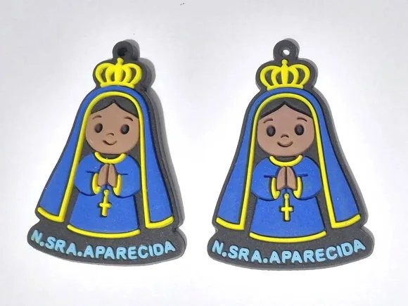 Pingente N.sra.aparecida e N.sra. de Fátima - 4 Unidades