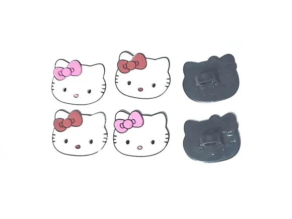 Ponteira P/lápis Hello Kitty Emborrachado Pacote C/6 Unidade