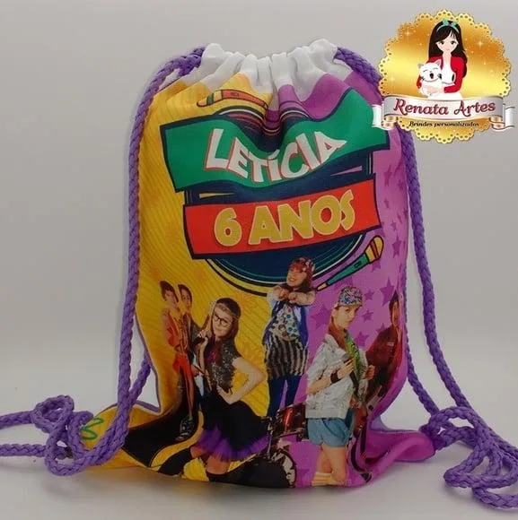 Mochila Cúmplices de Um Resgate Roxa