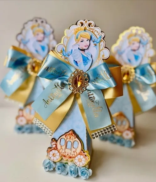 Kit Festa Cinderela Luxo Personalizados - 20 Peças