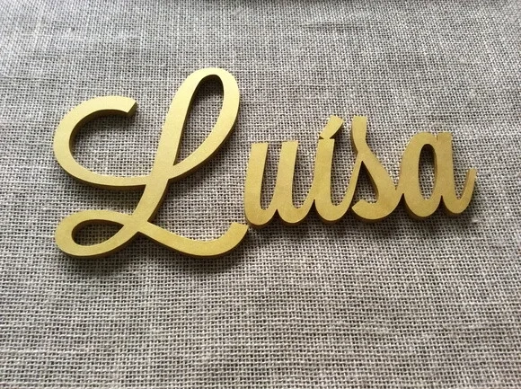 Letras Decorativas Nome De Parede
