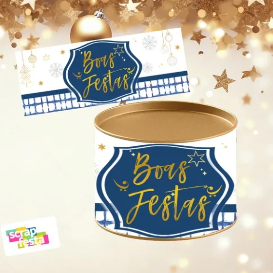 Tubolata 7x10 Personalizada Festa Boas Festas