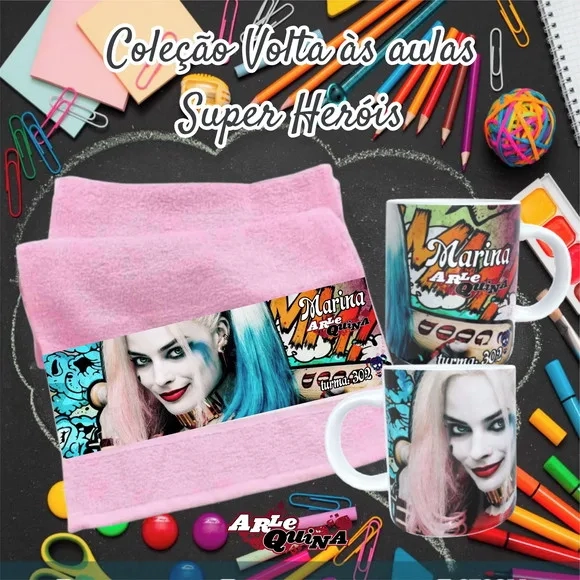 Kit Toalhinha com Garrafa Personalizada