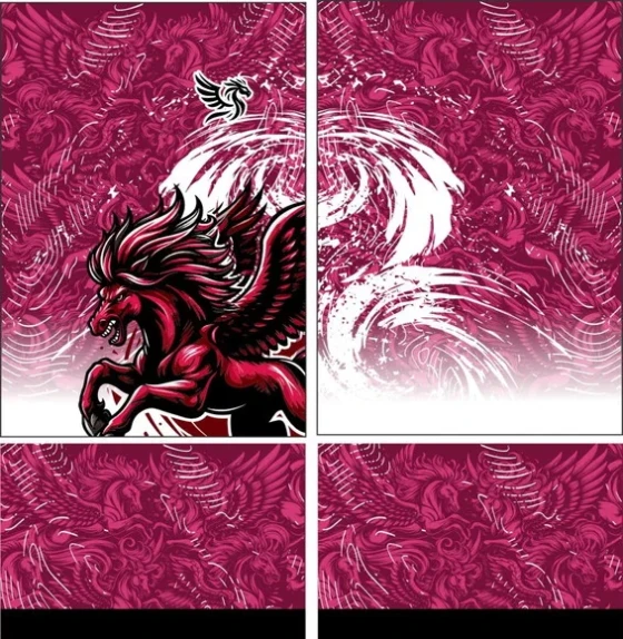 Arte Vetor Camisa Interclasse Cavalo 342