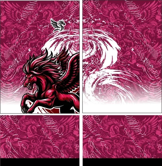 Arte Vetor Camisa Interclasse Cavalo 342