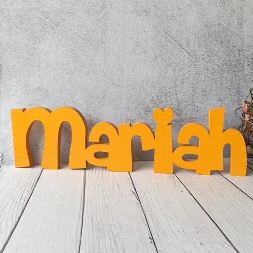 Nome em mdf - Linha Ch - Decoração Bebê e Infantil