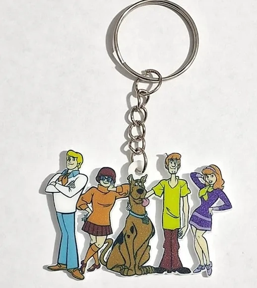 Chaveiro Scooby-doo Acrilico U.v - 5 Unidades