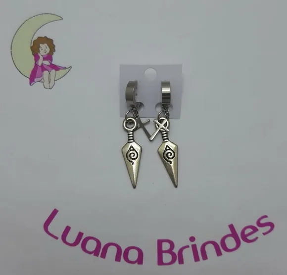 Brinco Símbolo Animes 11 de Acrílico - 5,5cm - 1 par