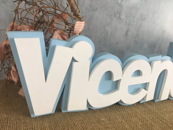 Letras Decorativas De MDF SOBREPOSIÇÃO URSO