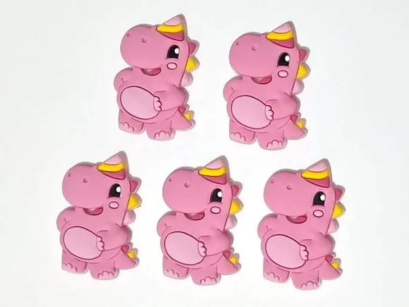 Aplique Dinossauro Emborrachado Pacote com 6 Unidades