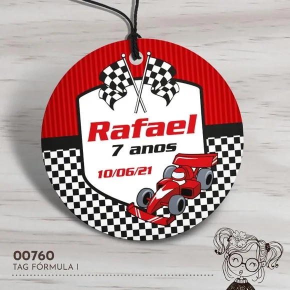 Tag Redonda Fórmula I - 00760