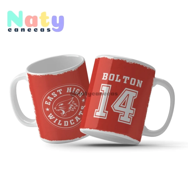 Caneca Personalizada High School Musical Personalize com Nome e Número