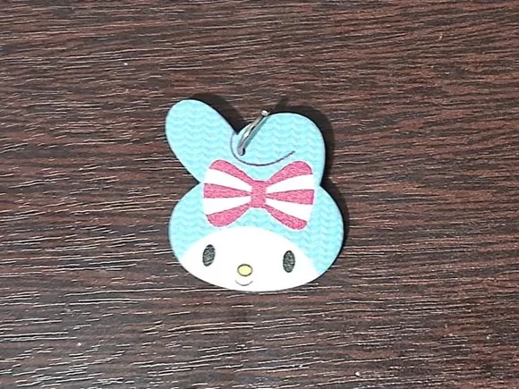 Pingente My Melody Acrílico 2,8cm Pacote com 6 Unidades