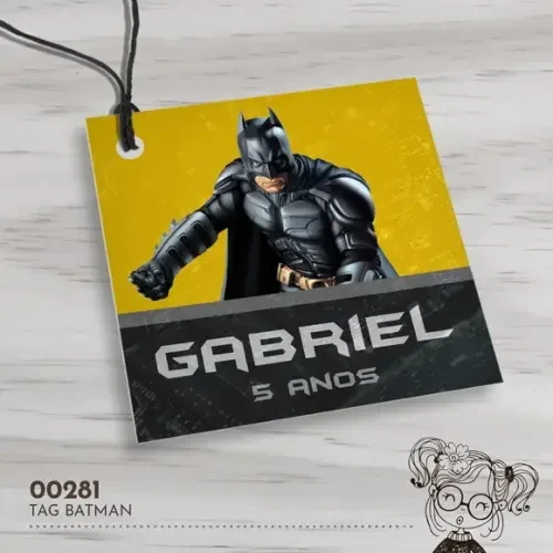 Tag Quadrada Batman - 00281