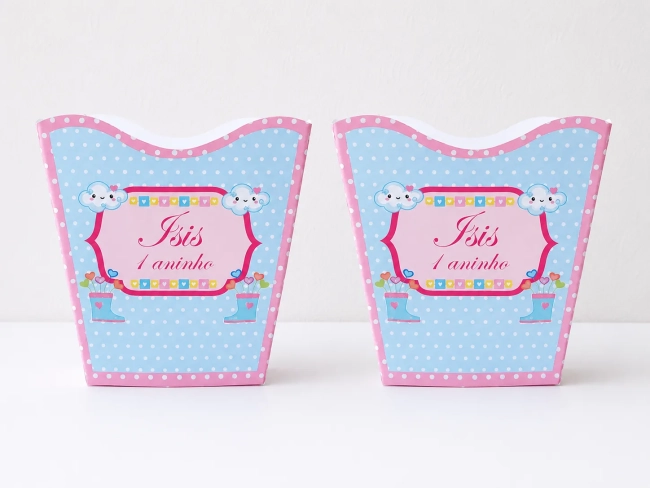 Cachepot personalizado chuva de amor