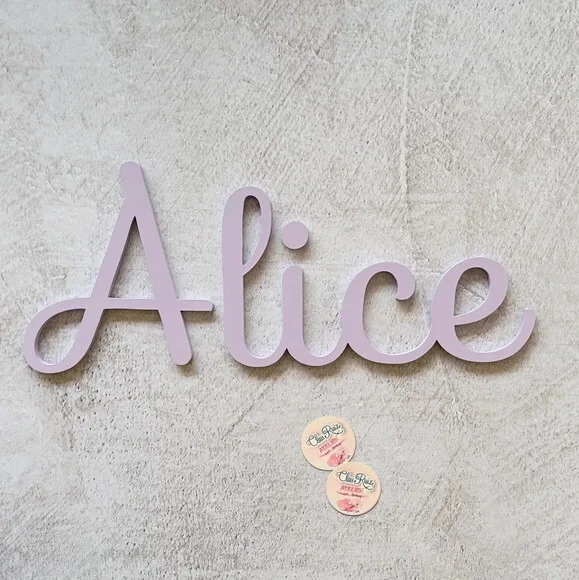 Nome de Parede em mdf - Decoração Bebê e Infantil