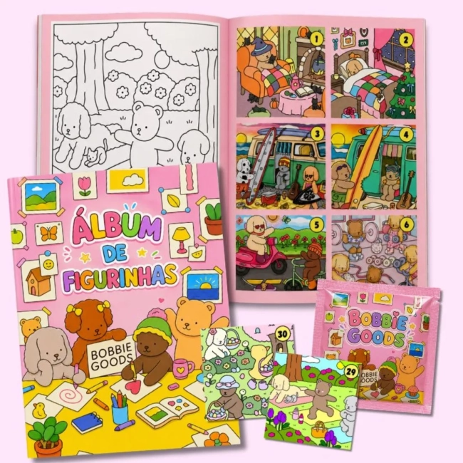 Album de Figurinhas Personalizados Bobbie Goods