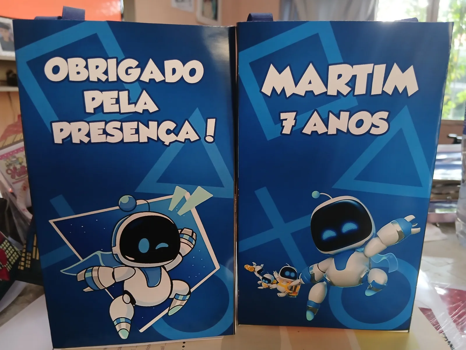 Sacolinha Personalizada para Lembrancinha Astro Boot