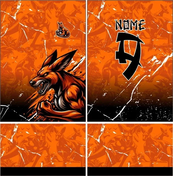 Arte Vetor Camisa Interclasse Kangaroo 320