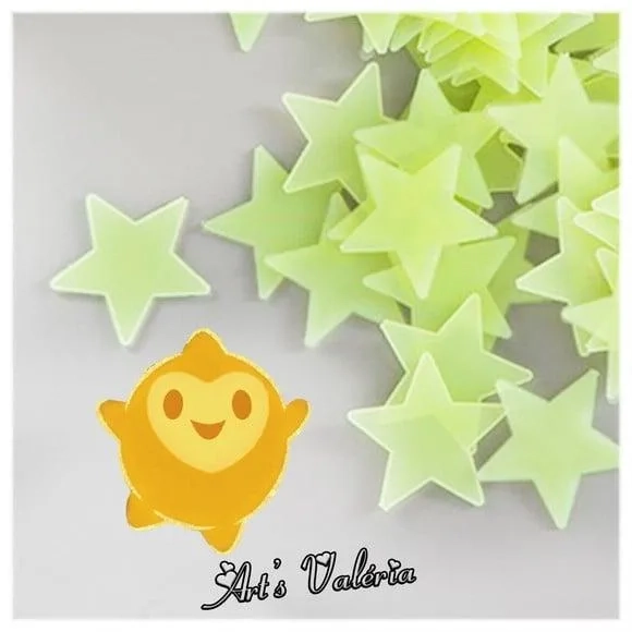 20 Estrelinhas Wish: o Poder dos Desejos - Brilham no Escuro