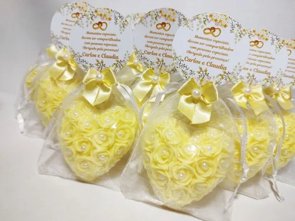 Lembrancinha de Casamento, Sabonete Coração Provence