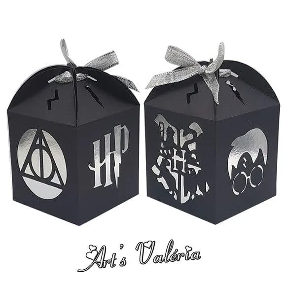 Caixa com Recorte Harry Potter