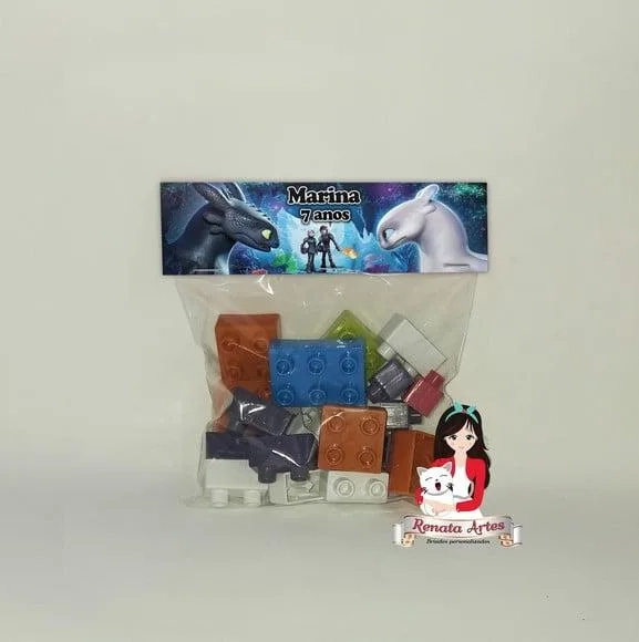 Blocos de Montar Personalizado Como Treinar Seu Dragão
