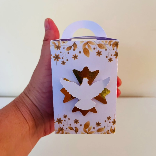 kit 15 Caixas Lembrancinhas Batismo Crisma Primeira Eucaristia Menino e Menina