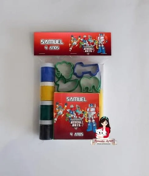 Kit Artes Personalizado Transformers Rescue Bots