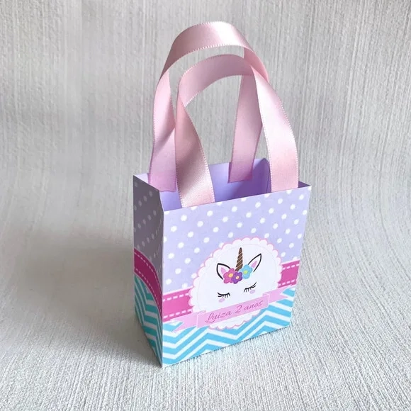 Sacolinha personalizada Unicórnio