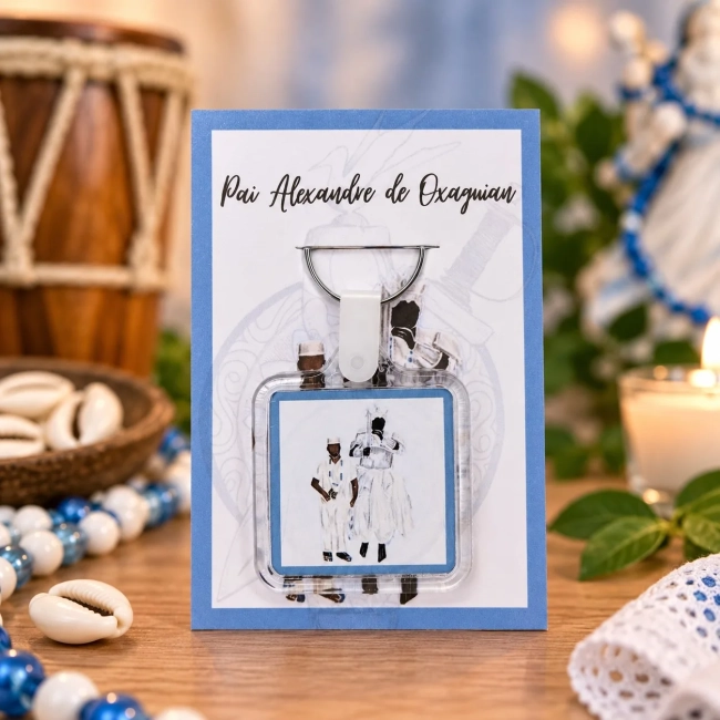 25 Unidades - Chaveiro Personalizado Oxaguian - Oxalufan