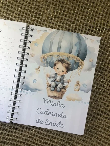 Caderneta de Saúde / Vacinação Personalizada Menino Baloeiro