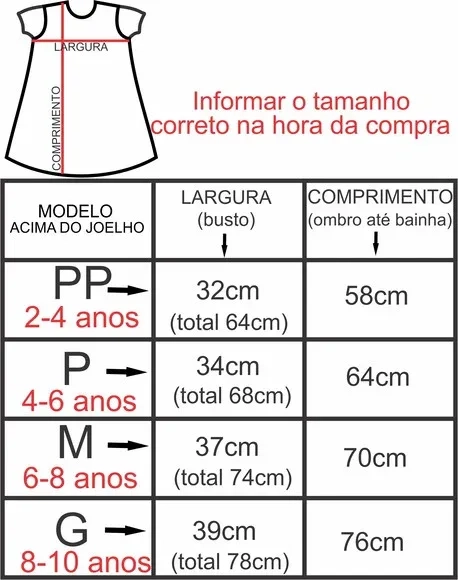 Vestido Infantil Sally