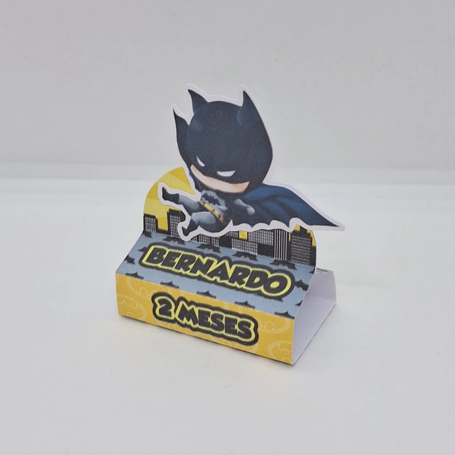 PEGUE E MONTE - Kit Festa BATMAN BABY - Decoração de Festa - Caixinhas Personalizadas