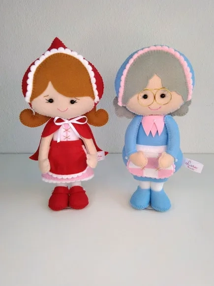 Combo Chapeuzinho Vermelho Lembrança ou Centro de Mesa 10pçs