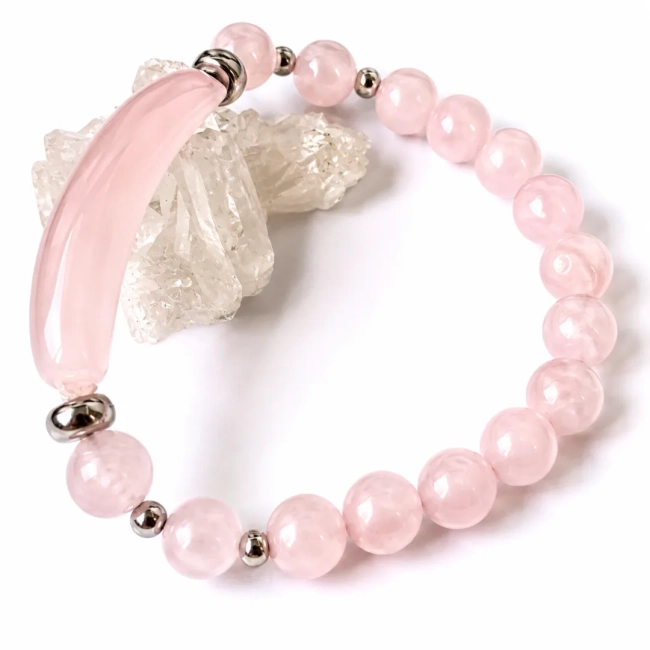 Pulseira ajustável de Pedras – Jaspe, Quartzo Rosa, Ágata e Olho de Tigre- escolha a sua