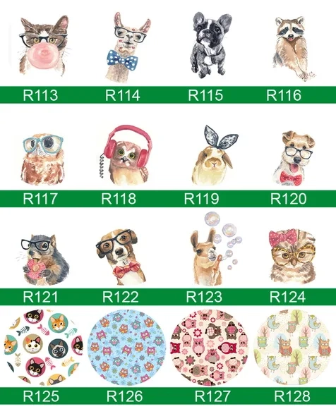 Bottons Animais Fofos - Button Boton