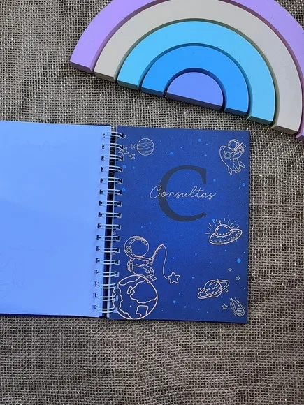 Caderneta de Saúde / Vacina Personalizada - Astronauta Clean