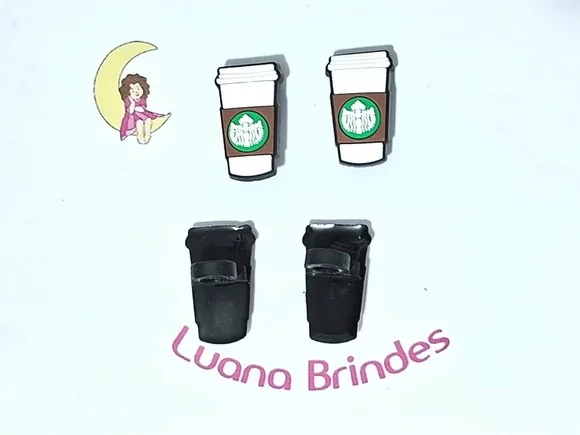 Ponteira P/lápis Starbucks Emborrachado Pacote com 6 Unidade