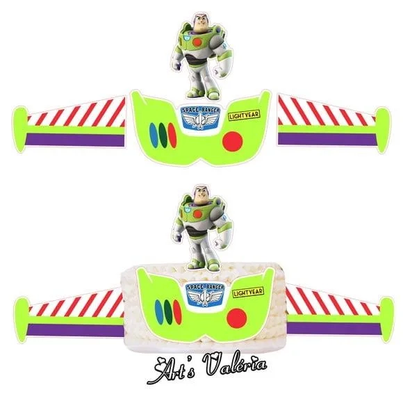 Topo de Bolo Buzz Lightyear - Toy Story