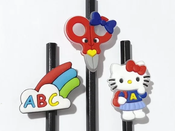 Ponteira P/lápis Hello Kitty Escola Pacote com 6 Unidades