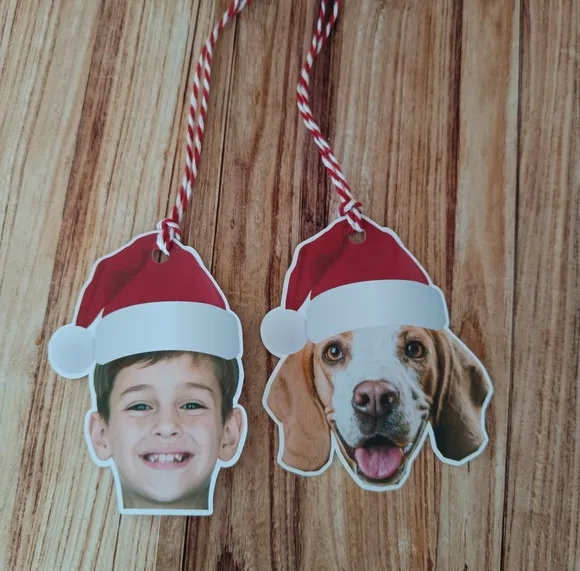 Enfeite Pendente para Árvore de Natal Rostinho