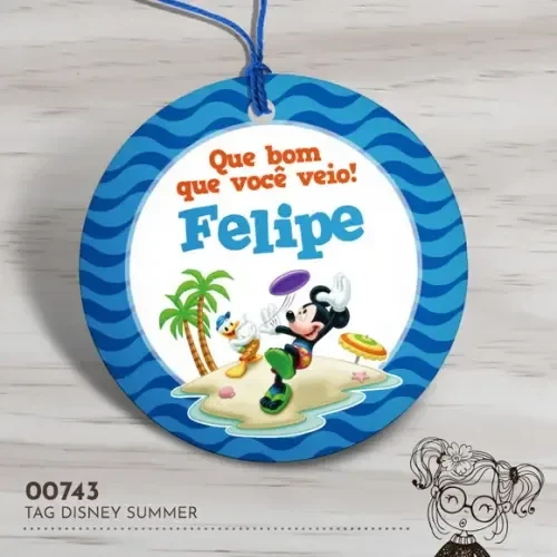 Tag Redonda Disney Summer - 00743