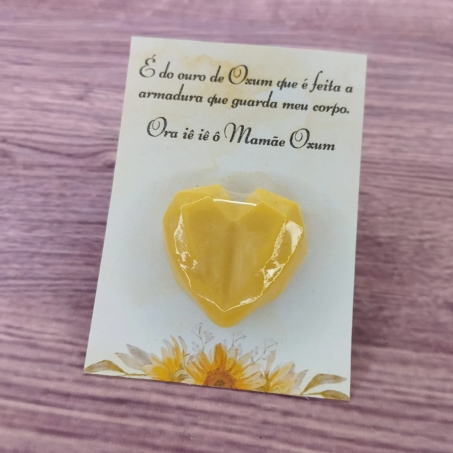 40 UNIDADES Mini Sabonete Coração Diamante no Card Lembrancinhas  Oxum
