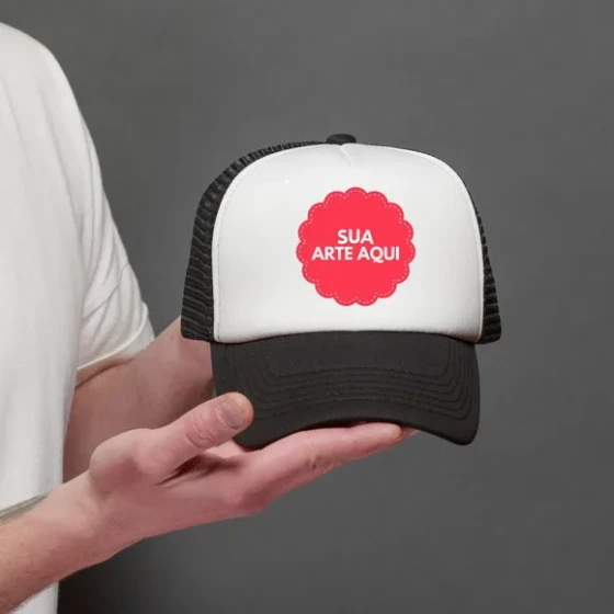 Boné Trucker Personalizado - Sua Arte Aqui