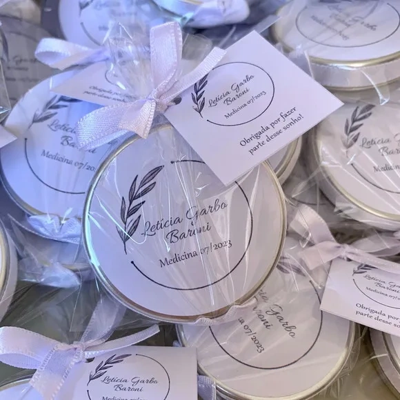 Lembrança Formatura Medicina Vela Aromática