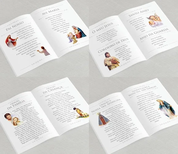Livro Orações Primeira Eucaristia Com Fotos Da Criança