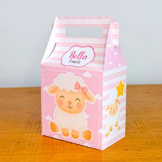 PEGUE E MONTE - Kit Festa OVELHINHA - Decoração de Festa | Lembrancinhas | Aniversário | Personalizados